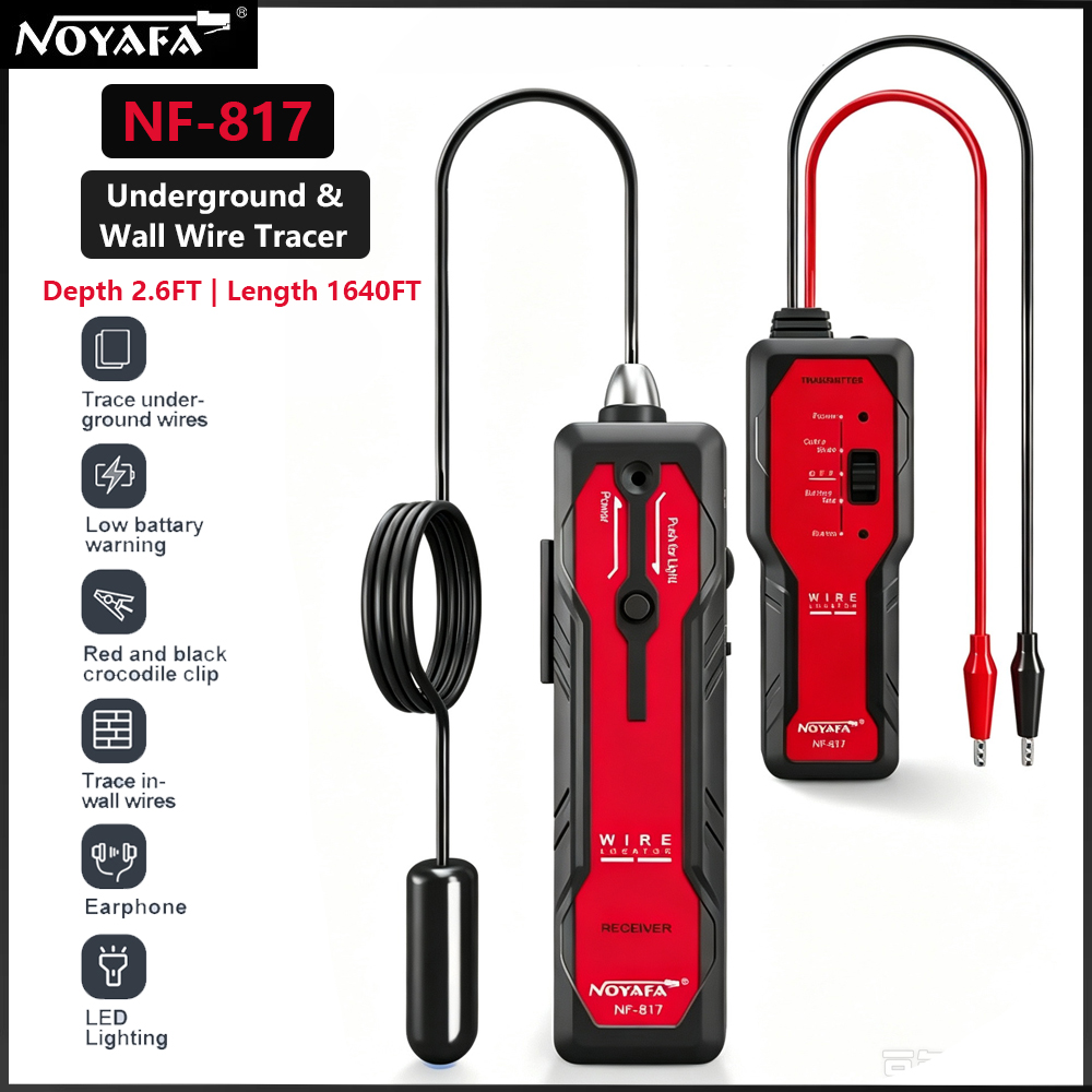 Underground Cable Detector - NOYAFA NF-817 Underground Wire Cable Tracer