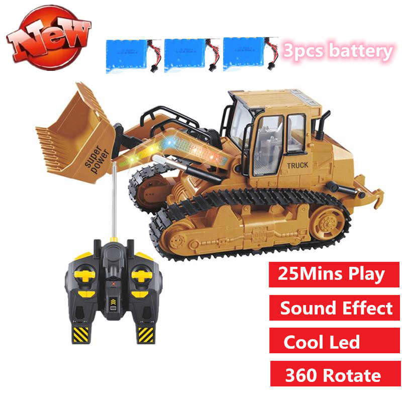 Dump Truck Toy - Bulldozer Dumper Tractor RC Truck Engineering