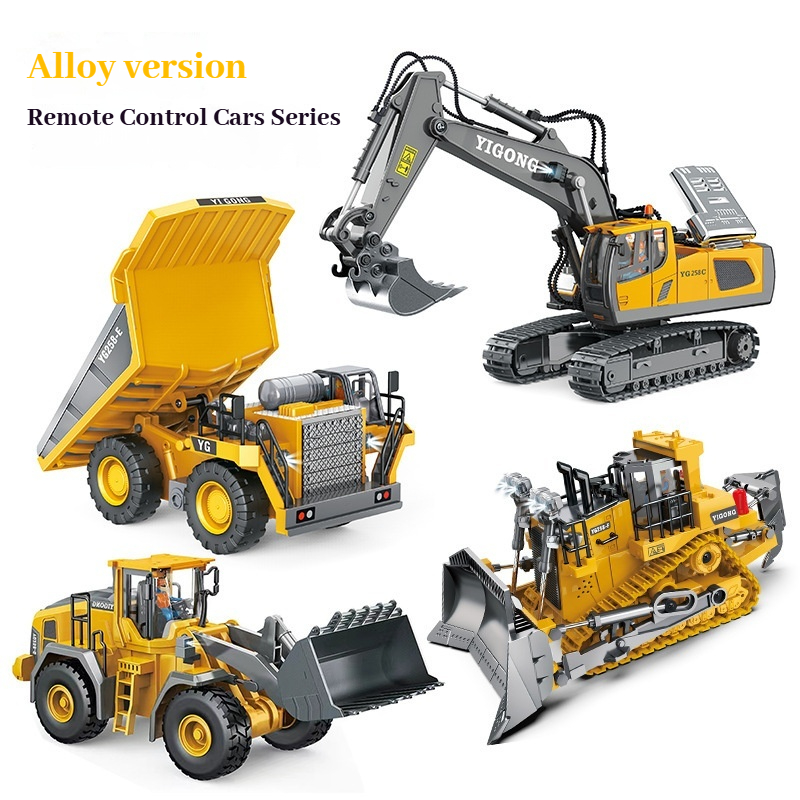 Dump Truck Toy - YIGONG Alloy Remote Control Engineering Vehicle