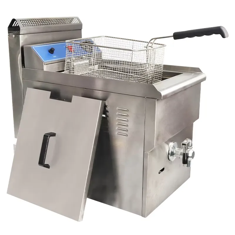 Heavy Equipment Kitchen - Commercial Industrial Gas Deep Fryer for
