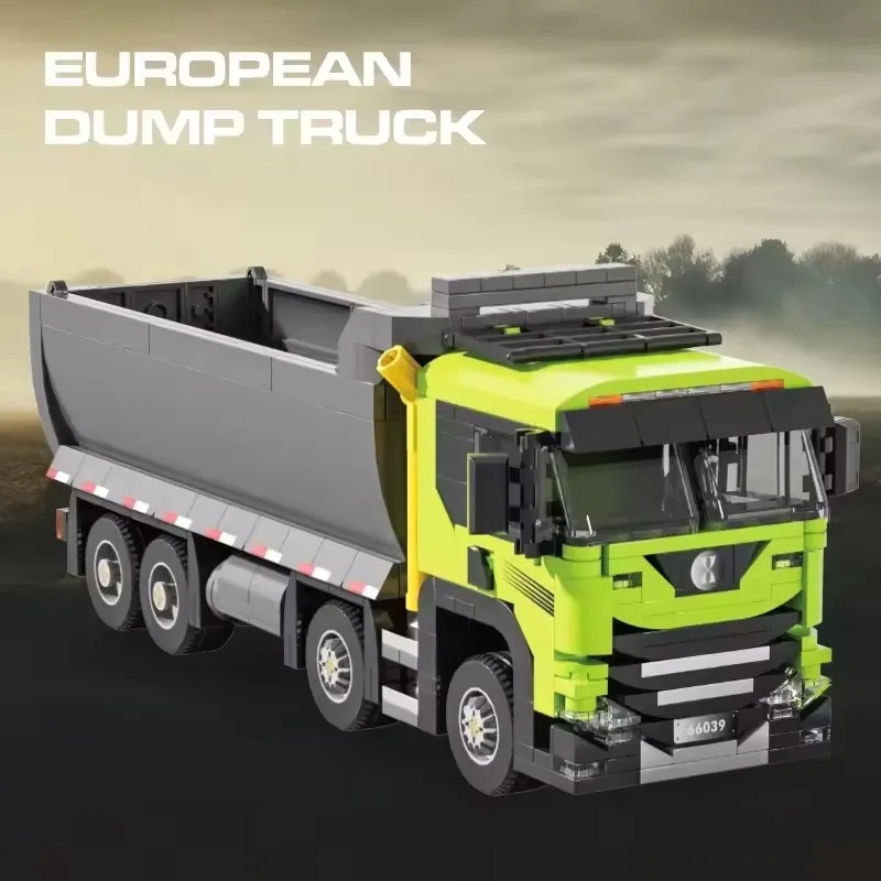 Dump Truck Toy - 614PCS European Heavy Dump Truck Building