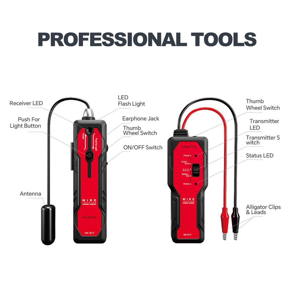 NOYAFA NF-817 Underground Wire - Underground Cable Detector ulasan dan harga