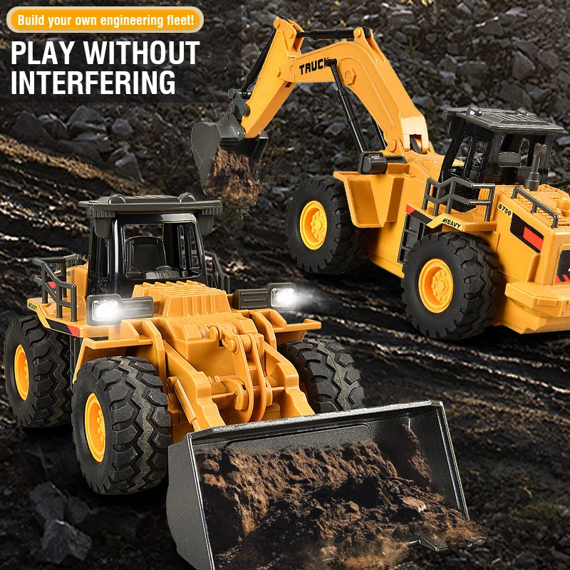2.4G Alloy Remote Control Exca - Dump Truck Toy ulasan dan harga