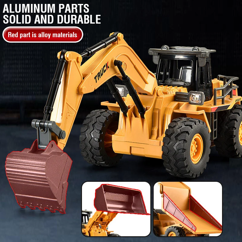 2.4G Alloy Remote Control Exca - Dump Truck Toy ulasan dan harga