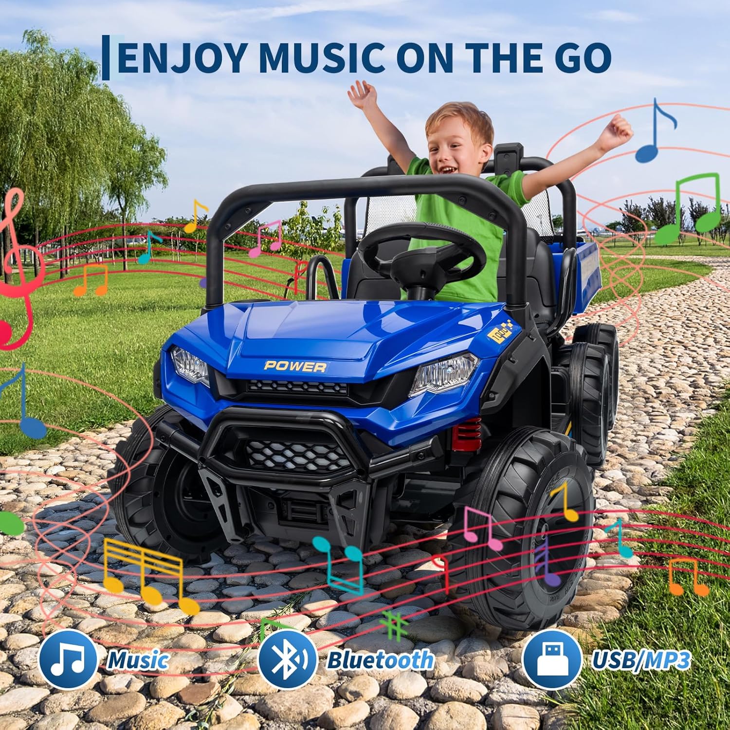 24V 4WD 2 Seater Kids Ride On  - Dump Truck Toy ulasan dan harga