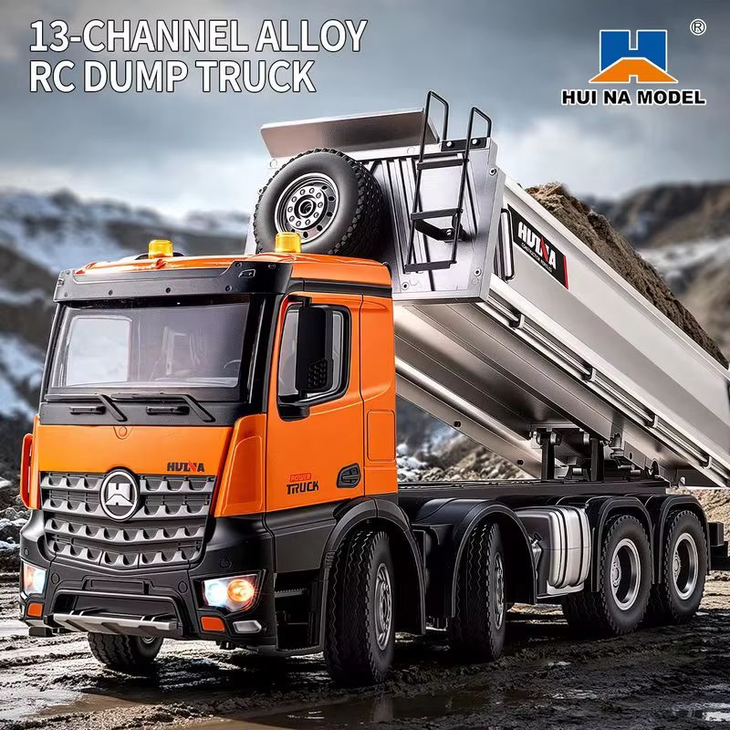 Huina 1 14 Scale 13Ch Alloy Rc - Dump Truck Toy ulasan dan harga
