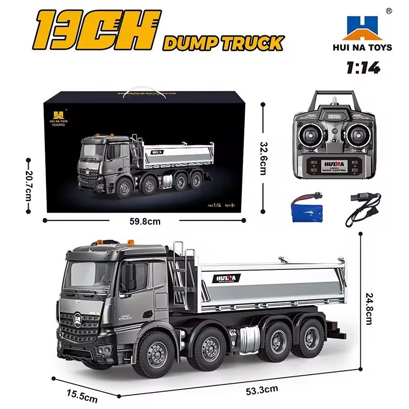 Huina Toys 1536pro Remote Cont - Dump Truck Toy ulasan dan harga
