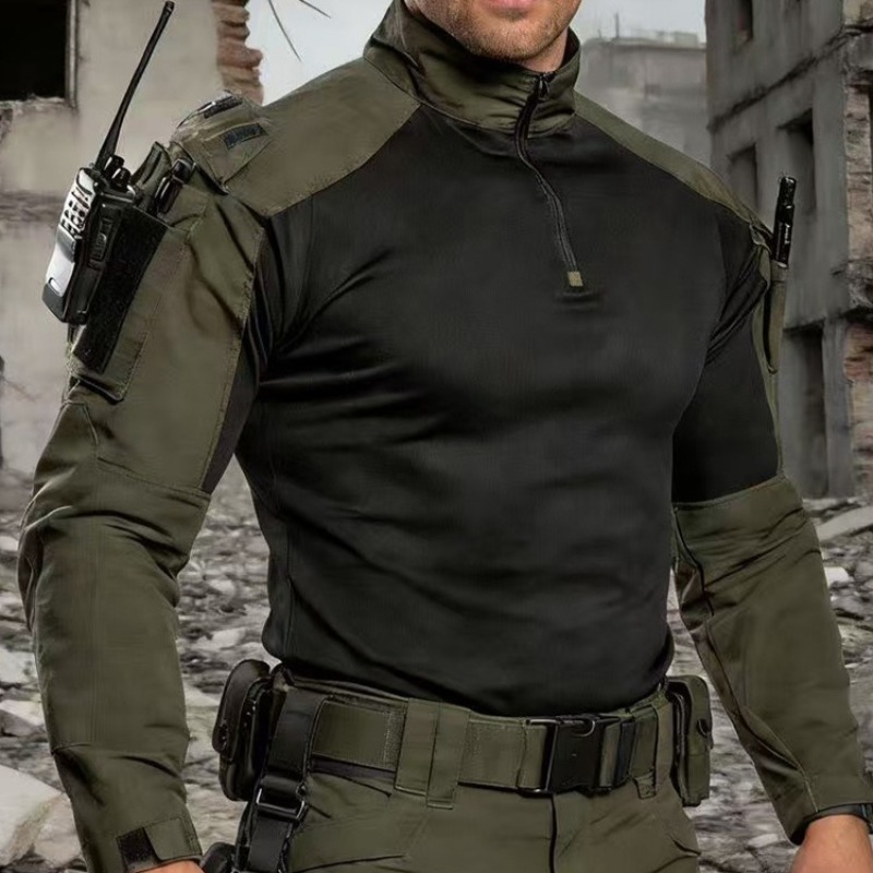 Men's Tactical Combat Shirt Qu - Heavy Equipment Operator Shirts ulasan dan harga