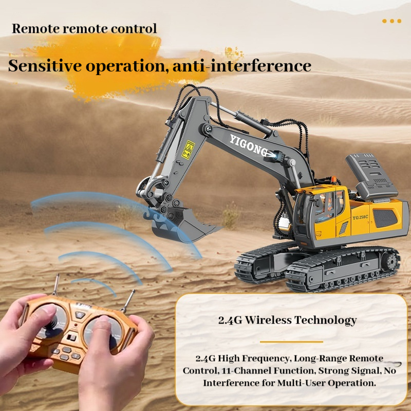 YIGONG Alloy Remote Control En - Dump Truck Toy ulasan dan harga