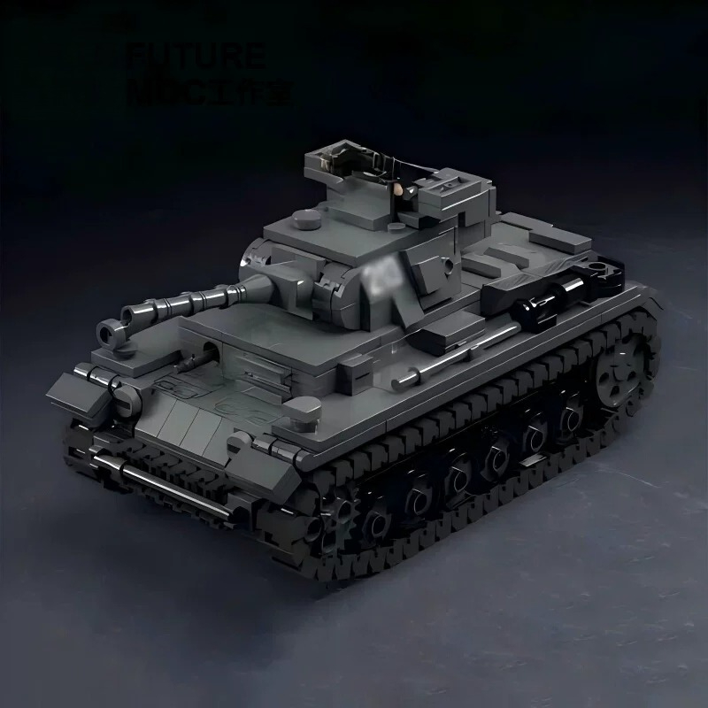 MOC WW2 F-type Heavy Tank War  - Heavy Equipment Certificate ulasan dan harga