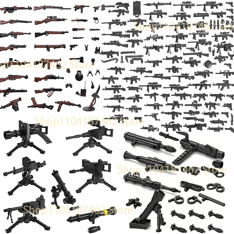 Military Figures Weapons Build - Heavy Equipment Certificate ulasan dan harga